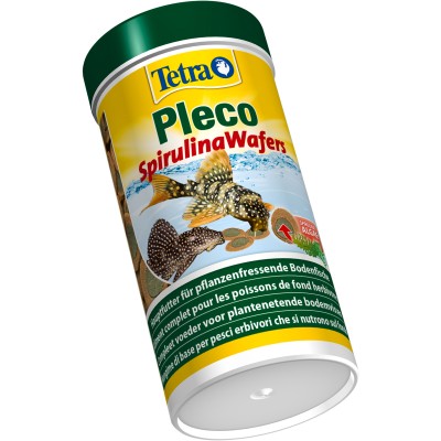 Tetra Pleco Spirulina Wafers корм для сомов чипсы 250 мл.