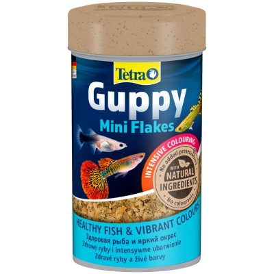 Tetra Guppy корм в хлопьях для гуппи 100 мл.