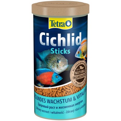 Tetra Cichlid Sticks корм для всех видов цихлид в палочках 1 л.