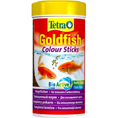 Tetra Goldfish Colour Sticks корм в палочках для улучшения окраса золотых рыбок 250 мл.