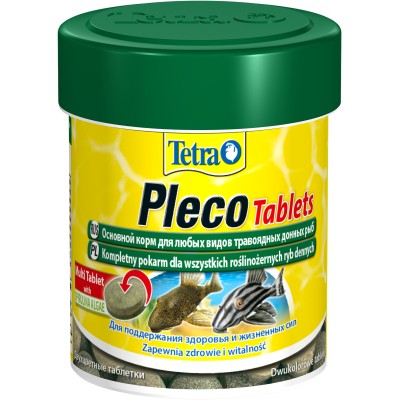 Tetra Pleco Tablets корм со спирулиной для сомов и донных рыб 120 таб.