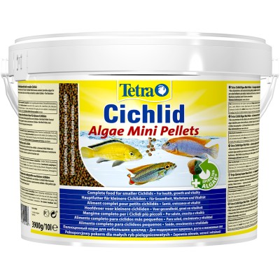 Tetra Cichlid Algae Mini корм для всех видов цихлид 10 л (ведро)
