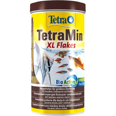 Tetra Min XL корм для всех видов рыб крупные хлопья 1 л.