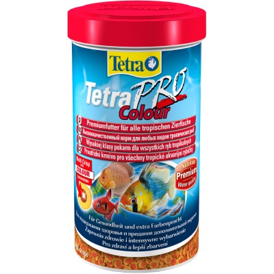 Tetra Pro Color Crisps корм-чипсы для улучшения окраса всех декоративных рыб 500 мл.