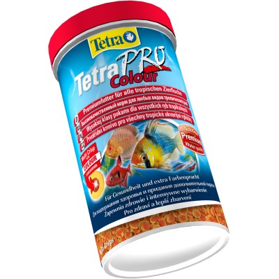 Tetra Pro Color Crisps корм-чипсы для улучшения окраса всех декоративных рыб 500 мл.