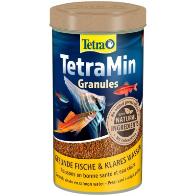 Tetra Min Granules корм для всех видов рыб в гранулах 500 мл.