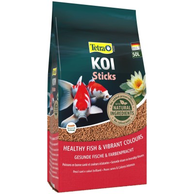 Tetra Pond Koi Sticks основной корм для кои палочки 50 л