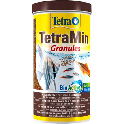 Tetra Min Granules корм для всех видов рыб в гранулах 1 л.