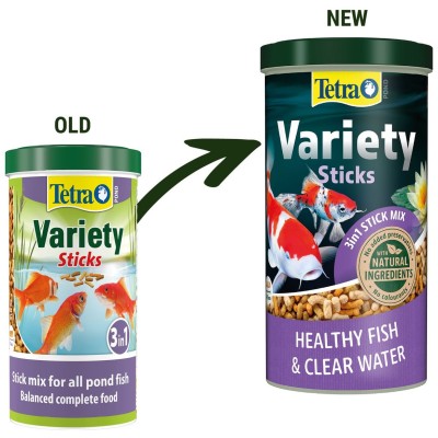 Tetra Pond Variety Sticks корм для прудовых рыб (3 вида палочек) 1 л