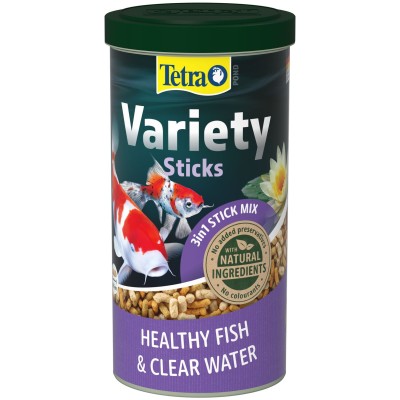 Tetra Pond Variety Sticks корм для прудовых рыб (3 вида палочек) 1 л