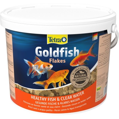 Tetra Goldfish корм в хлопьях для всех видов золотых рыбок 10 л (ведро)