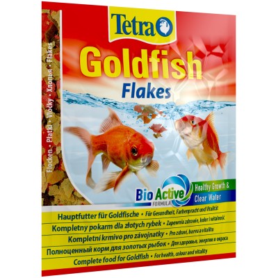 Tetra Goldfish корм в хлопьях для всех видов золотых рыбок 12 г