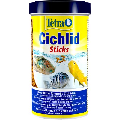 Tetra Cichlid Sticks корм для всех видов цихлид в палочках 500 мл.