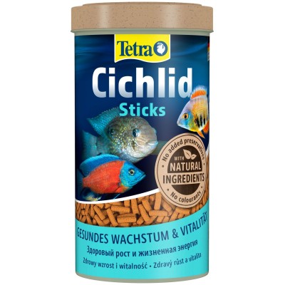Tetra Cichlid Sticks корм для всех видов цихлид в палочках 500 мл.