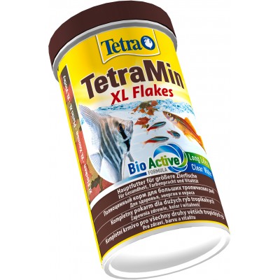 TetraMin XL корм для всех видов рыб крупные хлопья  500 мл.