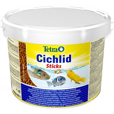 TetraCichlid Sticks корм для всех видов цихлид в палочках 10 л (ведро)