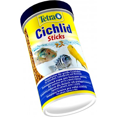 TetraCichlid Sticks корм для всех видов цихлид в палочках 500 мл.