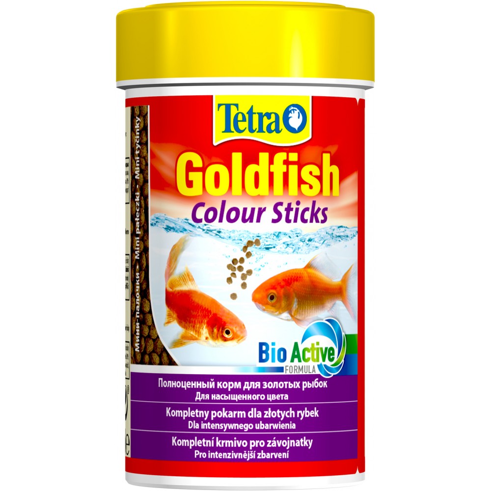 TetraGoldfish Colour Sticks корм в палочках для улучшения окраса золотых рыбок 100 мл.