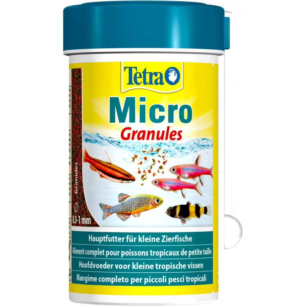 Tetra Micro Granules корм для мелких видов рыб 100 мл.