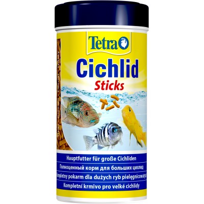 TetraCichlid Sticks корм для всех видов цихлид в палочках 250 мл.