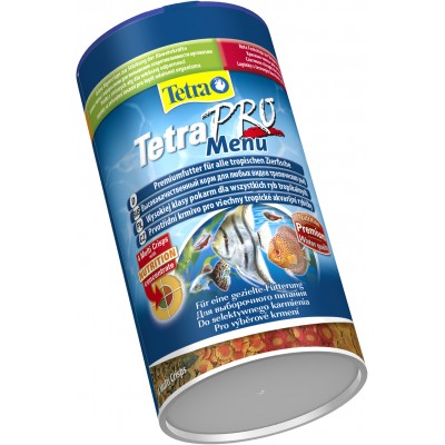 TetraPro Menu корм для всех видов рыб "4 вида" чипсов 250 мл.
