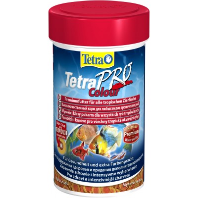 TetraPro Color Crisps корм-чипсы для улучшения окраса всех декоративных рыб 100 мл.