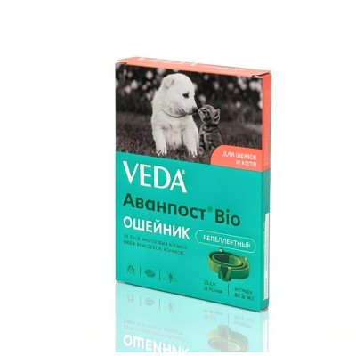 Veda Аванпост Bio ошейник репеллентный для щенков и котят 35 см