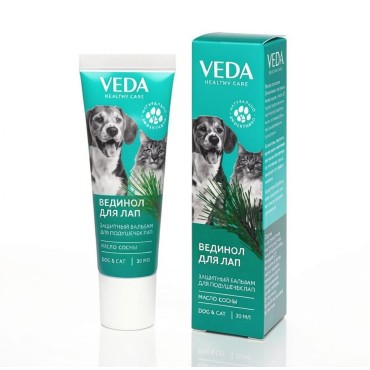 Veda Вединол для лап зоогигиеническое защитное средство с маслом сосны 30 мл