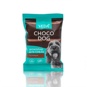 Veda Choco Dog шоколад темный лакомство для собак 15 гр