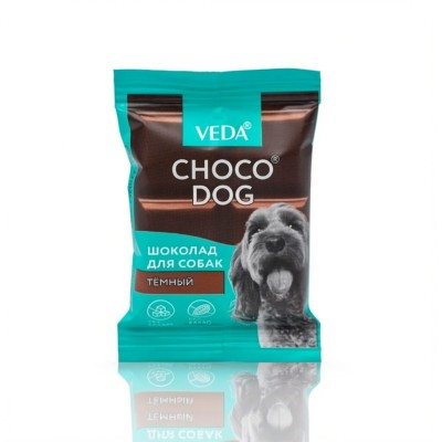 Veda Choco Dog шоколад темный лакомство для собак 15 гр