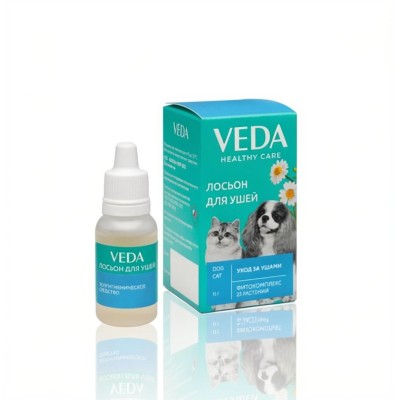 Veda Лосьон для ушей с фитокомплексом 25 целебных растений 15 гр