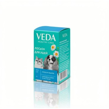 Veda Лосьон для ушей с фитокомплексом 25 целебных растений 15 гр