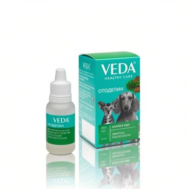 Veda Отодепин капли в уши с маслом сосны 10 мл