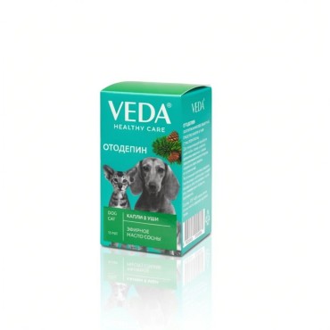 Veda Отодепин капли в уши с маслом сосны 10 мл