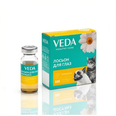 Veda Лосьон для глаз ромашка 10 мл 3 фл