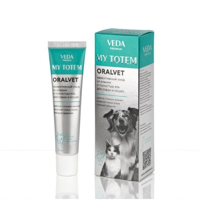 Veda My Totem Oralvet Гель для зубов и полости рта собак и кошек 40  мл