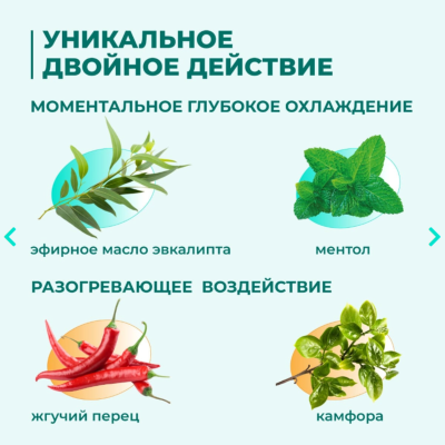 Veda Зоо Vip Гель двойного действия охлаждающий и разогревающий с камфорой и ментолом 500 мл