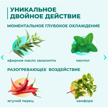 Veda Зоо Vip Гель двойного действия охлаждающий и разогревающий с камфорой и ментолом 250 мл