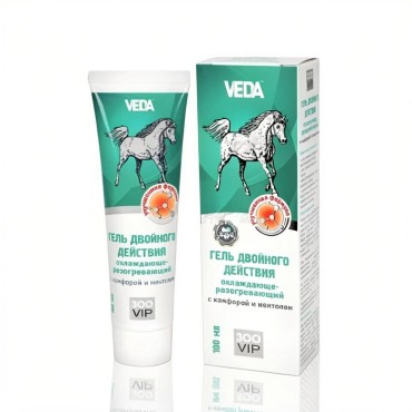 Veda Зоо Vip Гель двойного действия охлаждающий и разогревающий с камфорой и ментолом 100 мл