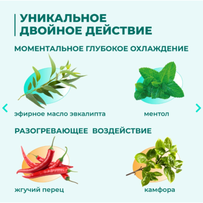 Veda Зоо Vip Гель двойного действия охлаждающий и разогревающий с камфорой и ментолом 100 мл
