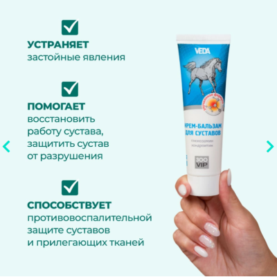 Veda Зоо Vip Крем-бальзам для суставов 100 мл