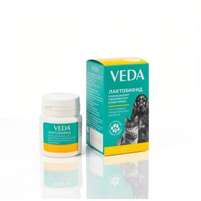 Veda Лактобифид пробиотик для нормализации микрофлоры кишечника 20 таб.