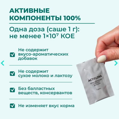 Veda My Totem Actiflora синбиотический комплекс для собак 30 саше по 1 гр.