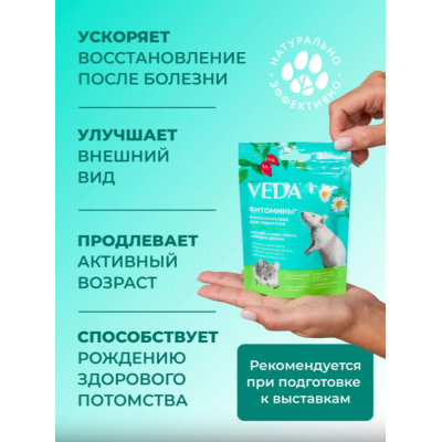 Veda Фитомины функциональный корм для грызунов 50 гр.