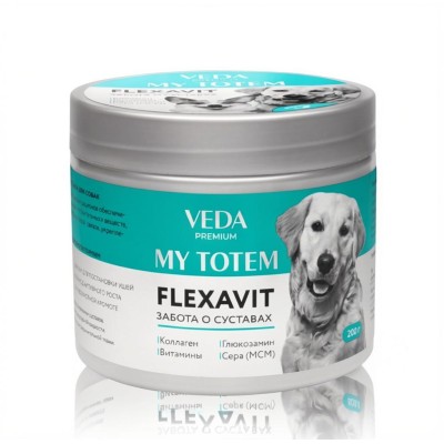 Veda My Totem Flexavit Функциональный корм для собак с хондропротекторным действием 200 гр