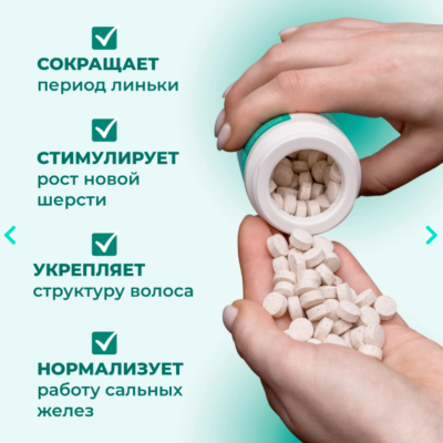 Veda Фитомины Форте для шерсти кошкам 200 таб.