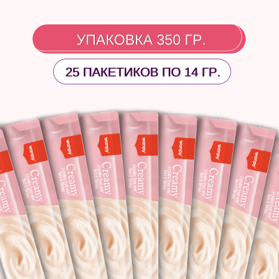 Wanpy Cat Лакомство для кошек нежное пюре из тунца и креветками 25 шт х14 гр.