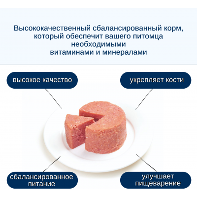 Wanpy Dog Консервы для собак из курицы 375 гр.