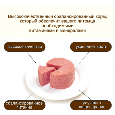 Wanpy Dog Консервы для собак из говядины 375 гр.