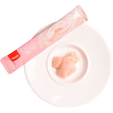 Wanpy Cat Лакомство для кошек «нежное пюре» из тунца и креветок 70 г